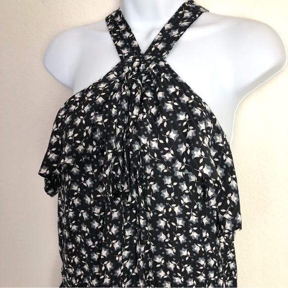 LOFT Floral Print Halter Romper - Picture 5 of 15